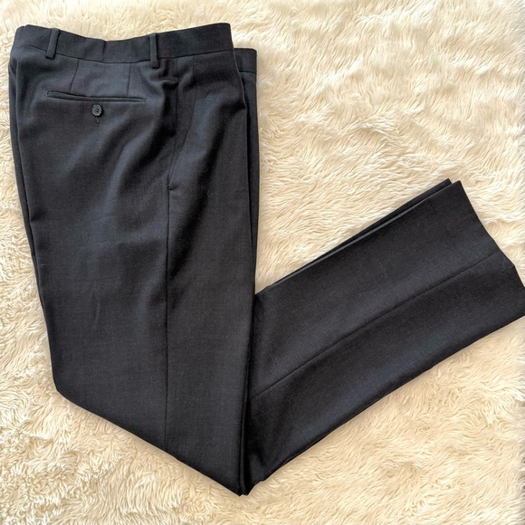 Santorelli Wool Luxury Serge Dress Pants - Picture 7 of 9